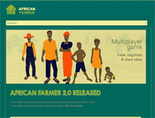 Tablet Screenshot of africanfarmergame.org